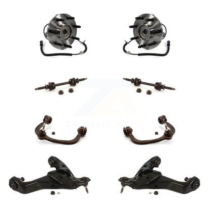 Bearing Lower Upper Control Arm Ball Joint & Link Front Kit (8Pc) For Ford F-150