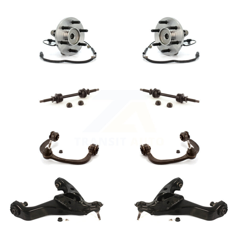Bearing Lower Upper Control Arm Ball Joint & Link Front Kit (8Pc) For Ford F-150
