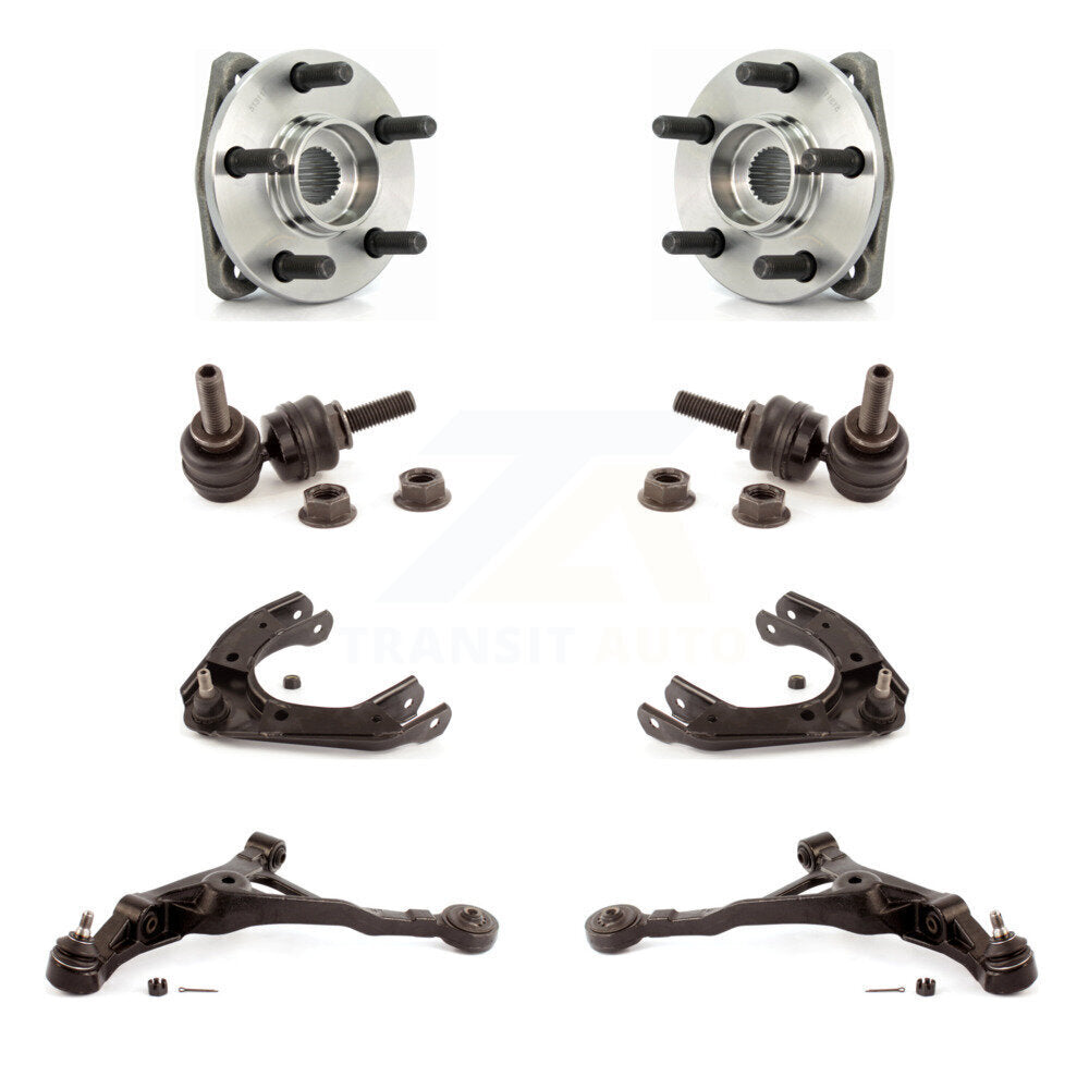 Bearing Lower Upper Control Arm Link Front Kit (8Pc) For Chrysler Sebring Cirrus