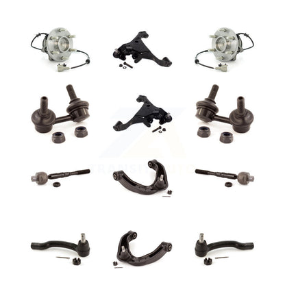 Bearing Lower Upper Control Arm Outer Inner Tie Rod & Link Front Kit For Nissan