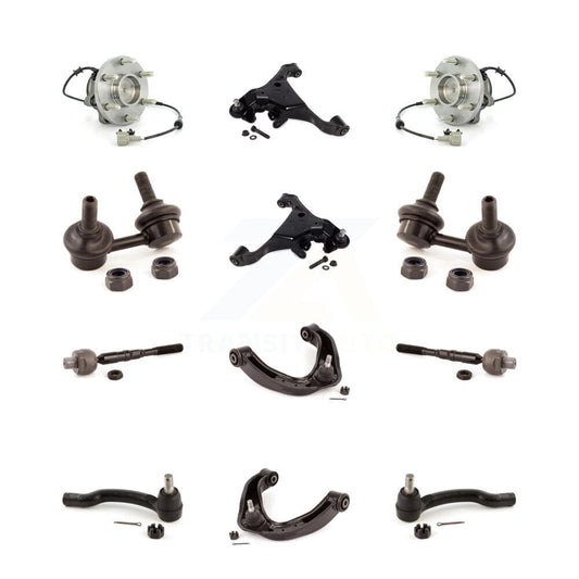 Bearing Lower Upper Control Arm Outer Inner Tie Rod & Link Front Kit For Nissan