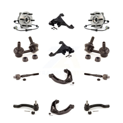 Bearing Lower Upper Control Arm Outer Inner Tie Rod & Link Front Kit For Nissan