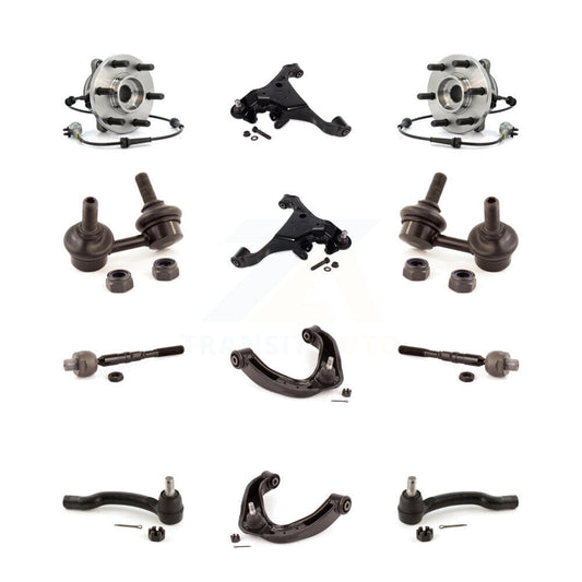 Bearing Lower Upper Control Arm Outer Inner Tie Rod & Link Front Kit For Nissan