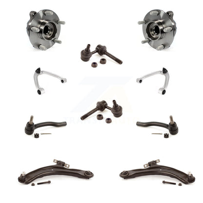 Hub Bearing Lower Upper Control Arm Outer Tie Rod Link Front Kit For Nissan 370Z