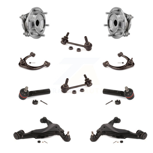 Bearing Lower Upper Control Arm Outer Tie Rod & Link Front Kit (10Pc) For Toyota