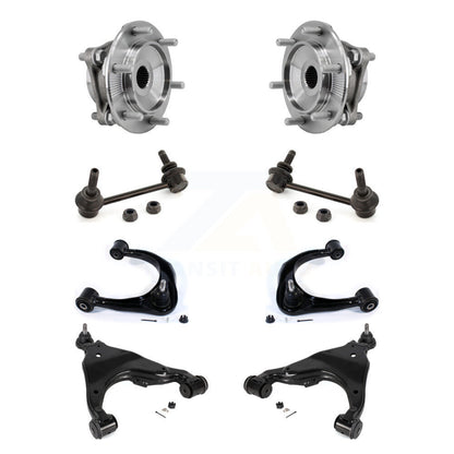 Bearing Lower Upper Control Arm with BJ & Link Front Kit (8Pc) For Toyota Tacoma