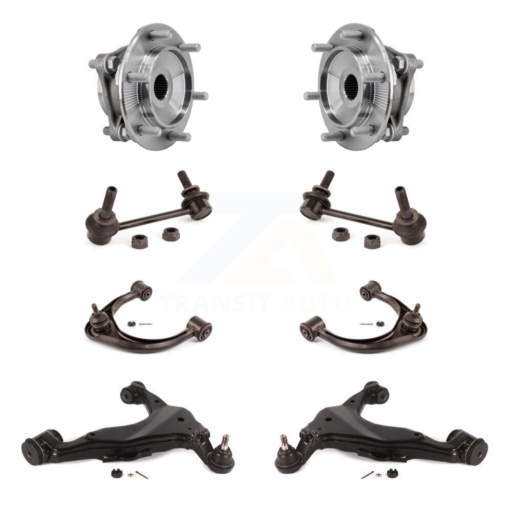 Bearing Lower Upper Control Arm Link Front Kit (8Pc) For Toyota 4Runner FJ Lexus