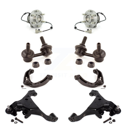 Bearing Lower Upper Control Arm Link Front Kit (8Pc) For Nissan Frontier Xterra