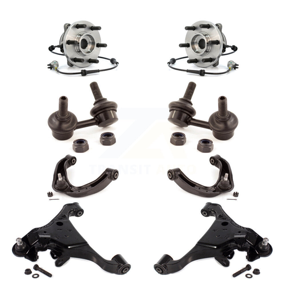 Bearing Lower Upper Control Arm Link Front Kit (8Pc) For Nissan Frontier Xterra
