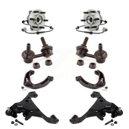 Bearing Lower Upper Control Arm Link Front Kit (8Pc) For Nissan Frontier Xterra