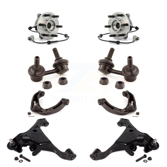 Bearing Lower Upper Control Arm Link Front Kit (8Pc) For Nissan Frontier Xterra