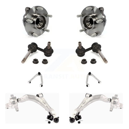 Bearing Lower Upper Control Arm Link Front Kit (8Pc) For INFINITI FX35 QX70 FX37
