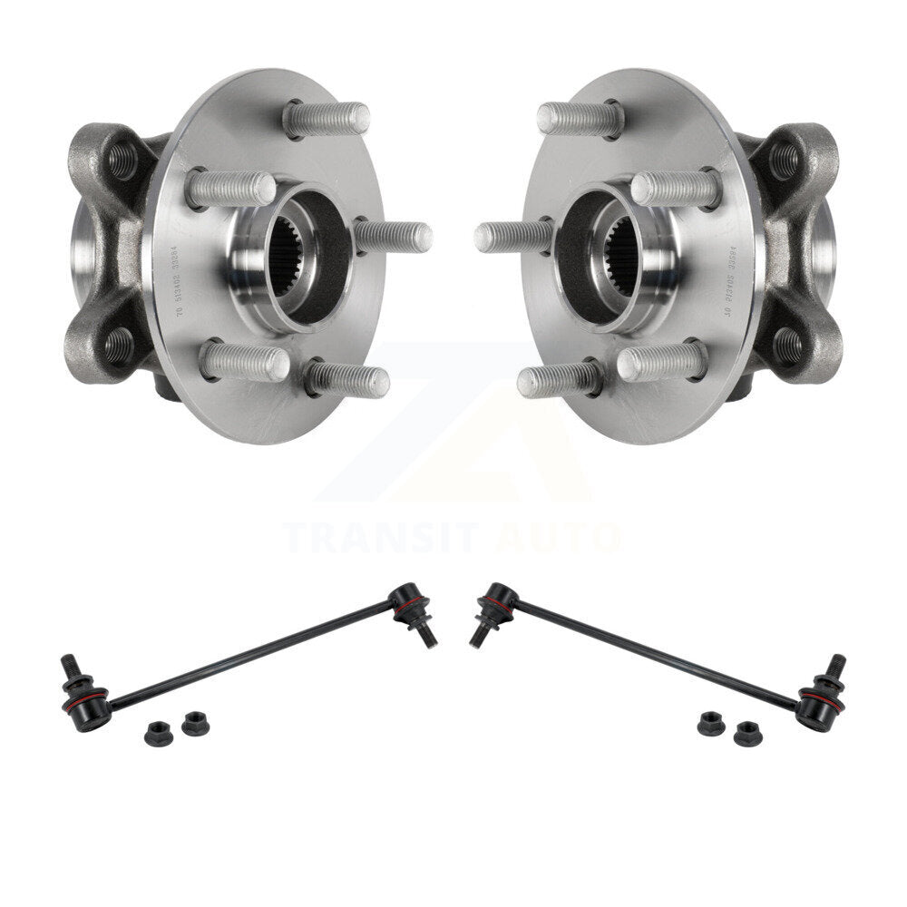 Hub Bearing Assembly And Link Front Kit For Toyota Corolla Prius Prime AWD-e