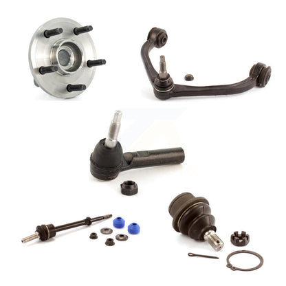 Front Right Bearing Link kit Upper Arm Lower Ball Joint Outer Tie Rod Kit For