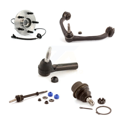 Front Right Bearing Link kit Upper Arm Lower Ball Joint Outer Tie Rod Kit For