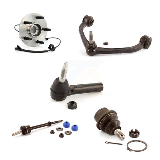 Front Right Bearing Link kit Upper Arm Lower Ball Joint Outer Tie Rod Kit For