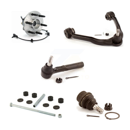 Front Right Bearing Link kit Upper Arm Lower Ball Joint Outer Tie Rod Kit For