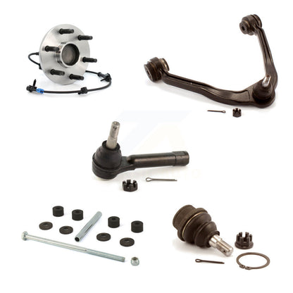 Front Right Bearing Link kit Upper Arm Lower Ball Joint Outer Tie Rod Kit For