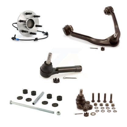 Front Right Bearing Link kit Upper Arm Lower Ball Joint Outer Tie Rod Kit For