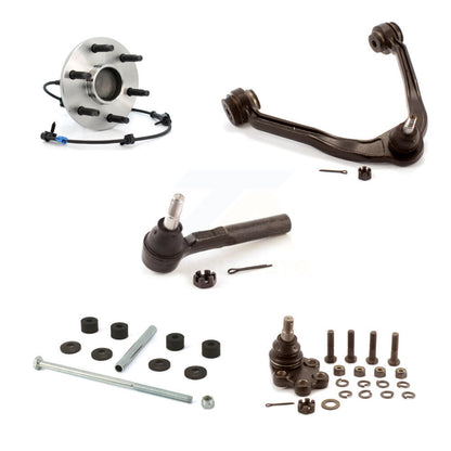 Front Right Bearing Link kit Upper Arm Lower Ball Joint Outer Tie Rod Kit For