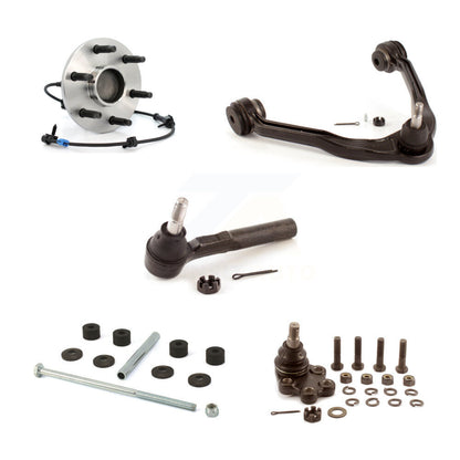 Front Right Bearing Link kit Upper Arm Lower Ball Joint Outer Tie Rod Kit For
