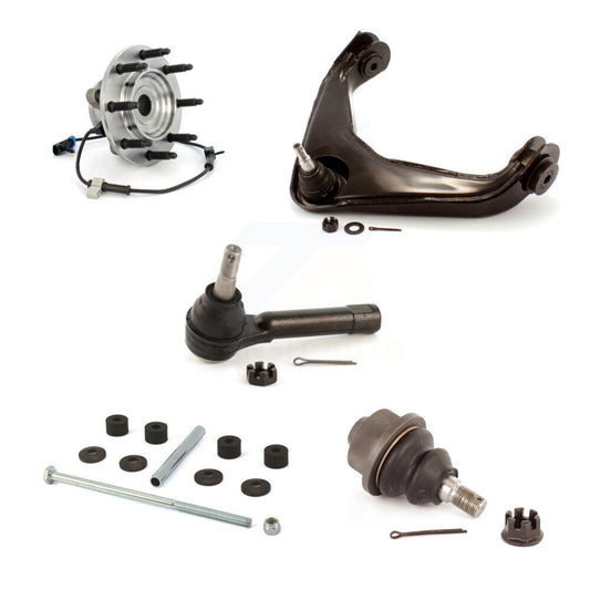 Front Right Bearing Link kit Upper Arm Lower Ball Joint Outer Tie Rod Kit For