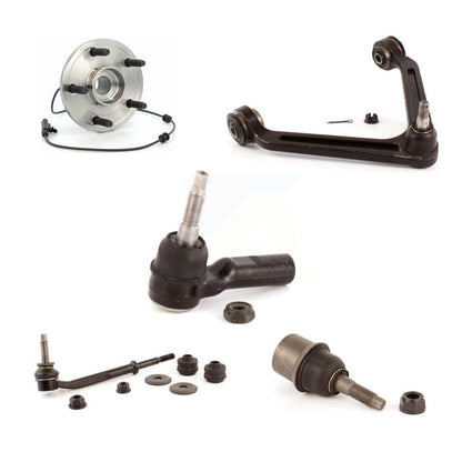 Front Right Bearing Link kit Upper Arm Lower Ball Joint Outer Tie Rod Kit For