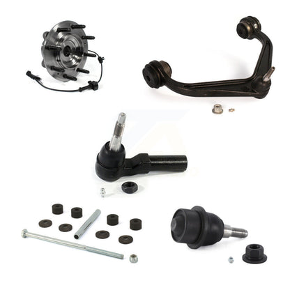 Front Right Bearing Link kit Upper Arm Lower Ball Joint Outer Tie Rod Kit For