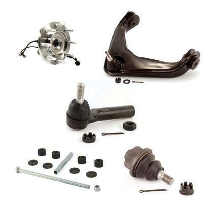 Front Right Bearing Link kit Upper Arm Lower Ball Joint Outer Tie Rod Kit For
