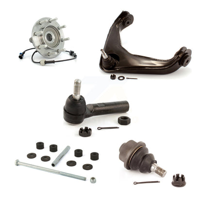 Front Right Bearing Link kit Upper Arm Lower Ball Joint Outer Tie Rod Kit For