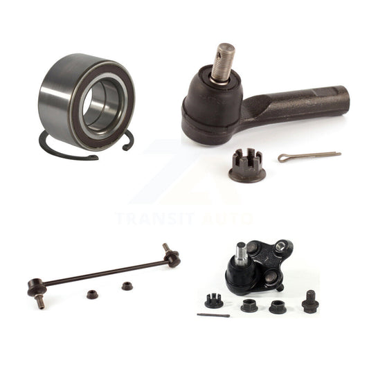 Bearing Link kit Lower Ball Joint & Outer Tie Rod Front Left Kit For Honda CR-V
