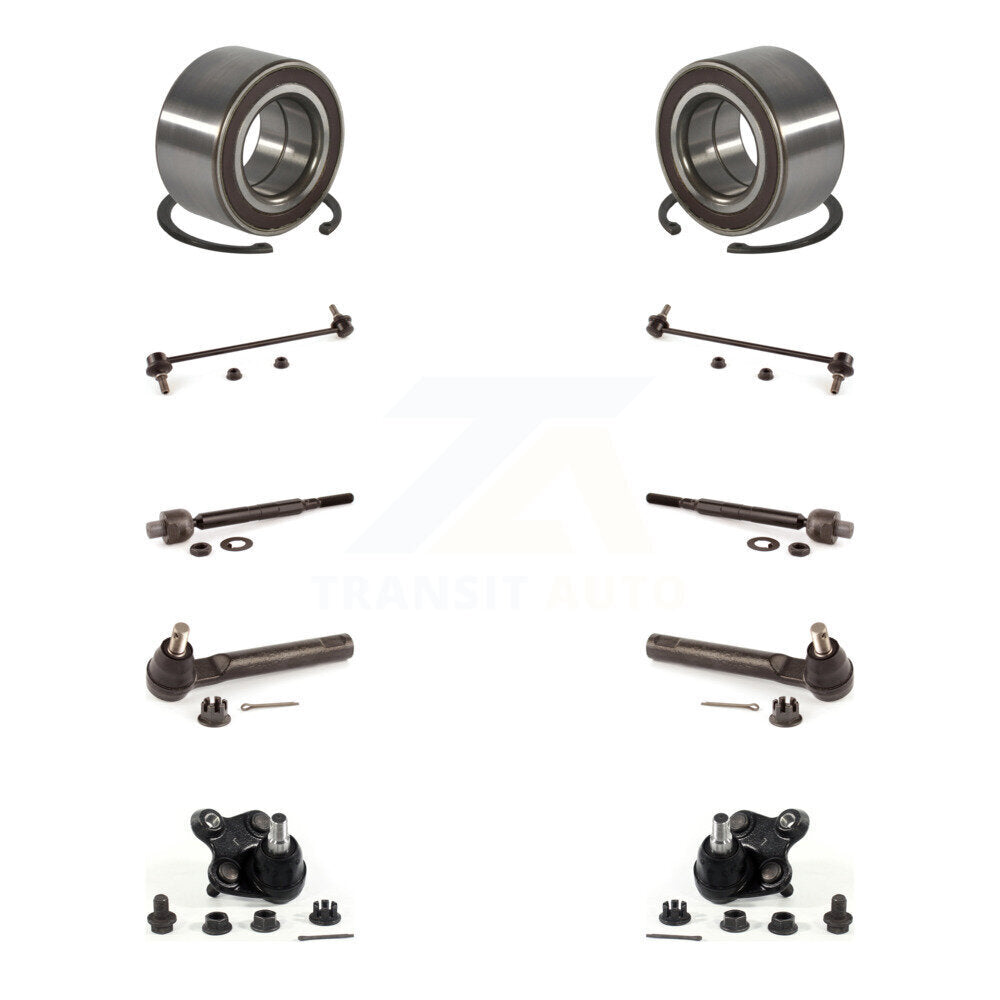 Wheel Bearing Lower Ball Joint Outer Inner Tie Rod Link Front Kit For Honda CR-V