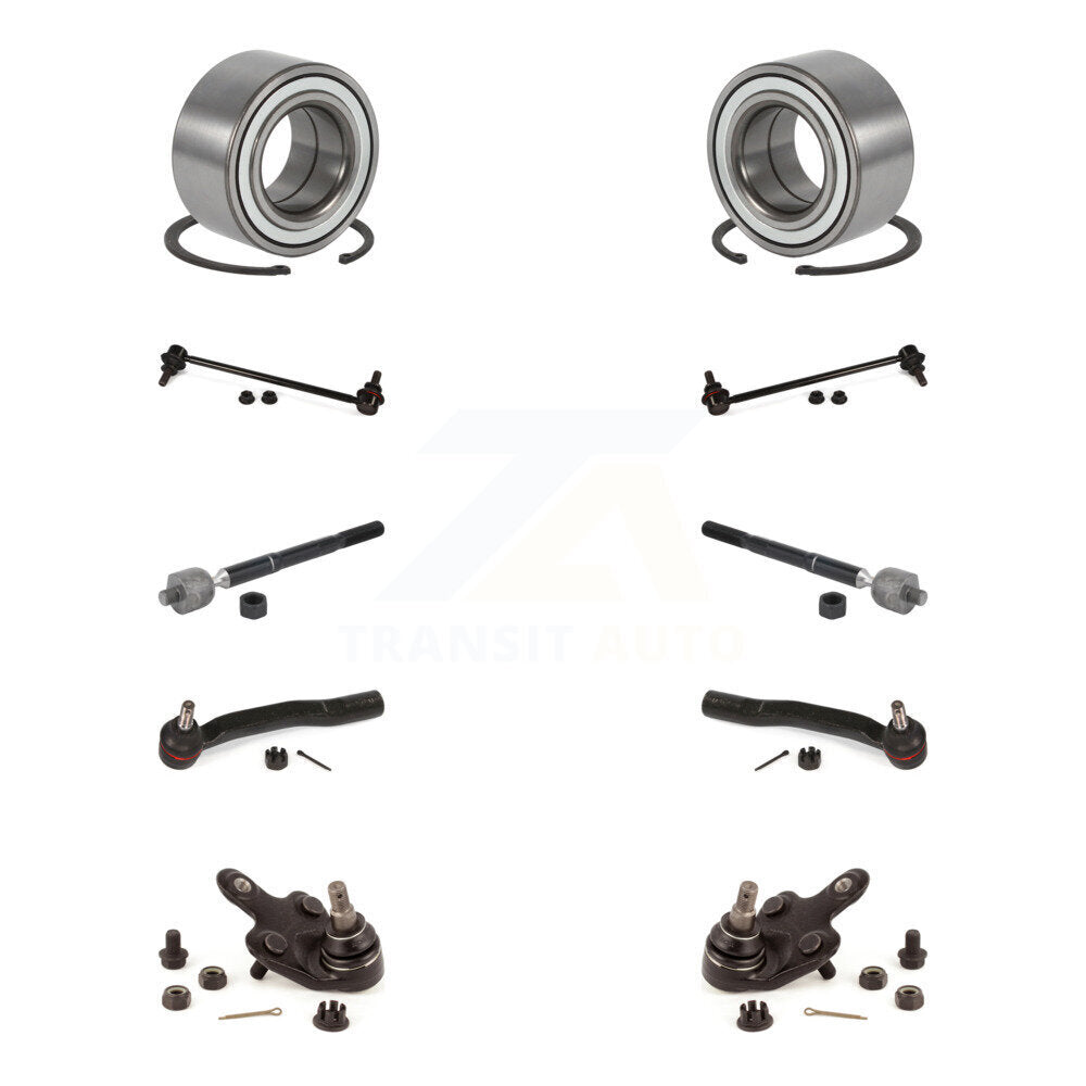 Bearing Lower Ball Joint Outer Inner Tie Rod & Link Front Kit For Toyota Sienna