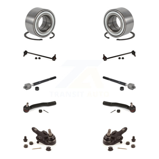 Bearing Lower Ball Joint Outer Inner Tie Rod & Link Front Kit For Toyota Sienna