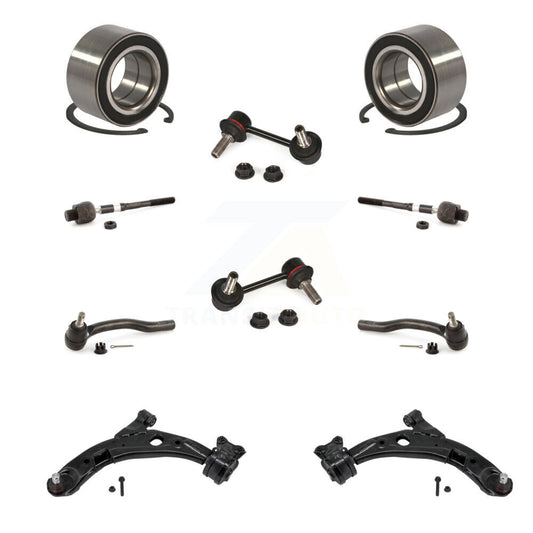 Bearing Lower Control Arm Outer Inner Tie Rod End Link Front Kit For Mazda CX-9