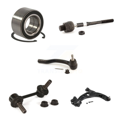 Bearing Link kit Lower Control Arm With Ball Joint Outer Inner Tie Rod Front Right Kit For