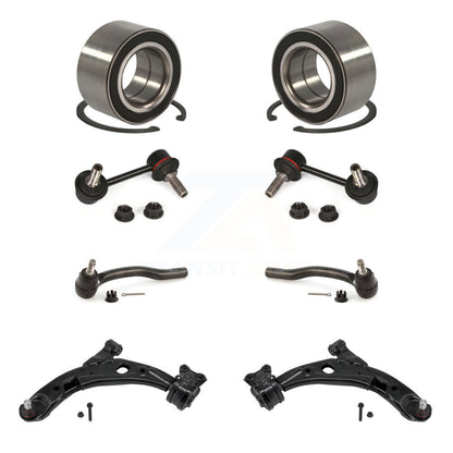 Bearing Lower Control Arm Outer Tie Rod End Link Front Kit (8Pc) For Mazda CX-9