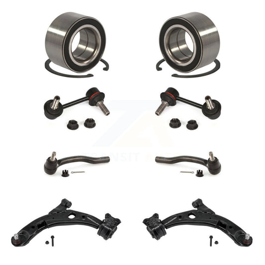 Bearing Lower Control Arm Outer Tie Rod End Link Front Kit (8Pc) For Mazda CX-9