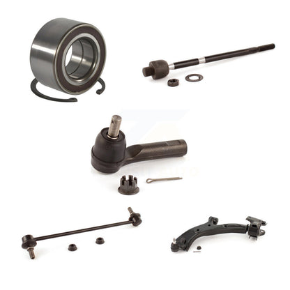 Bearing Link kit Lower Control Arm With Ball Joint Outer Inner Tie Rod Front Left Kit For