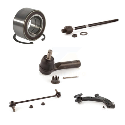 Bearing Link kit Lower Control Arm With Ball Joint Outer Inner Tie Rod Front Right Kit For