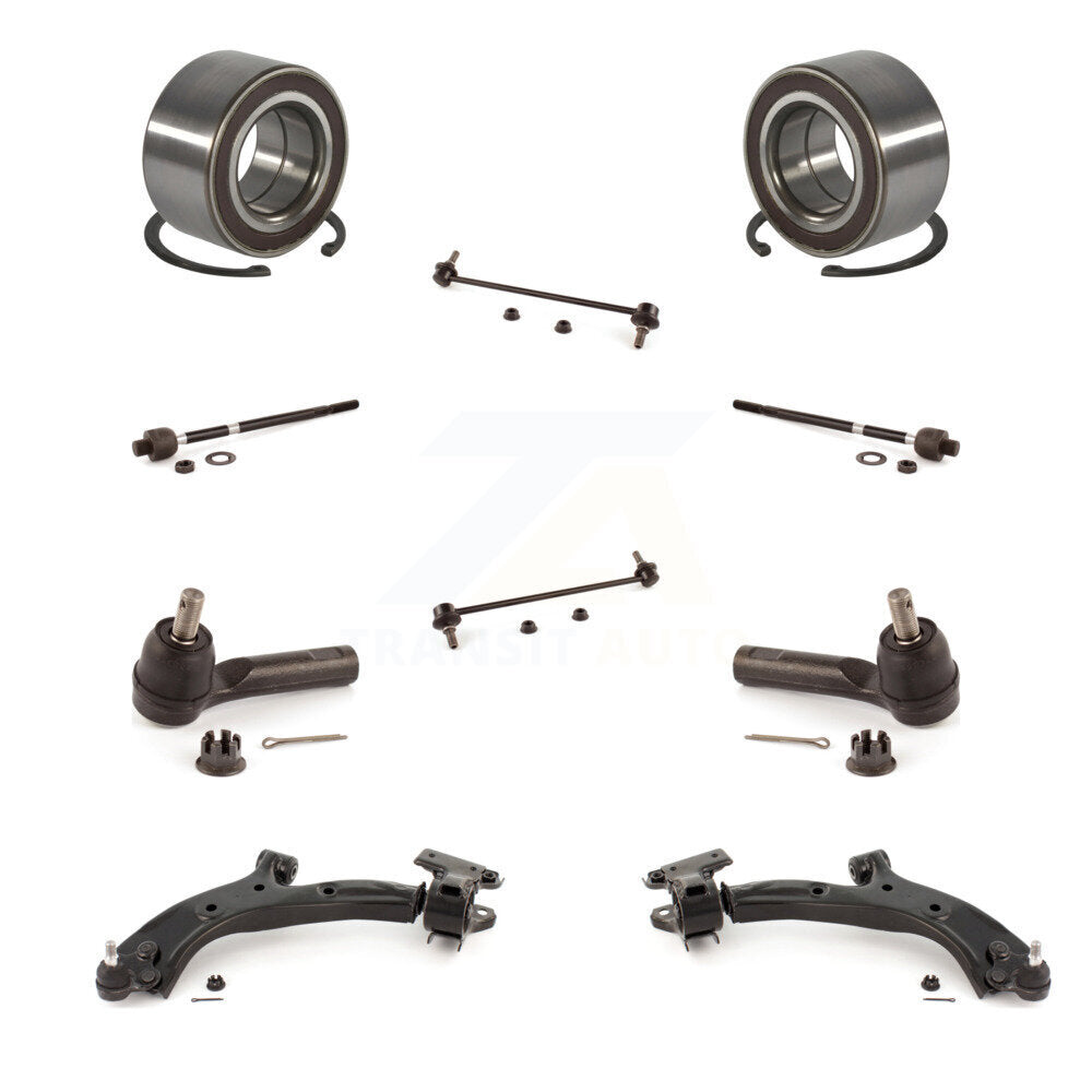 Bearing Lower Control Arm Outer Inner Tie Rod End Link Front Kit For Honda CR-V