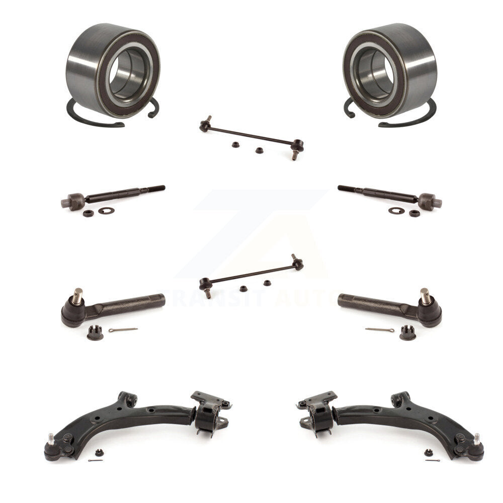 Bearing Lower Control Arm Outer Inner Tie Rod End Link Front Kit For Honda CR-V