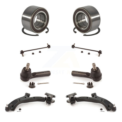 Bearing Lower Control Arm Outer Tie Rod End Link Front Kit (8Pc) For Honda CR-V