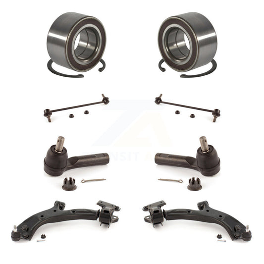 Bearing Lower Control Arm Outer Tie Rod End Link Front Kit (8Pc) For Honda CR-V