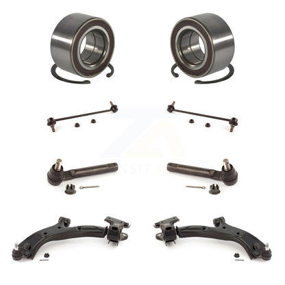 Bearing Lower Control Arm Outer Tie Rod End Link Front Kit (8Pc) For Honda CR-V