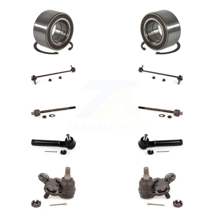Bearing Lower Ball Joint Outer Inner Tie Rod Link Front Kit (10Pc) For Acura RDX