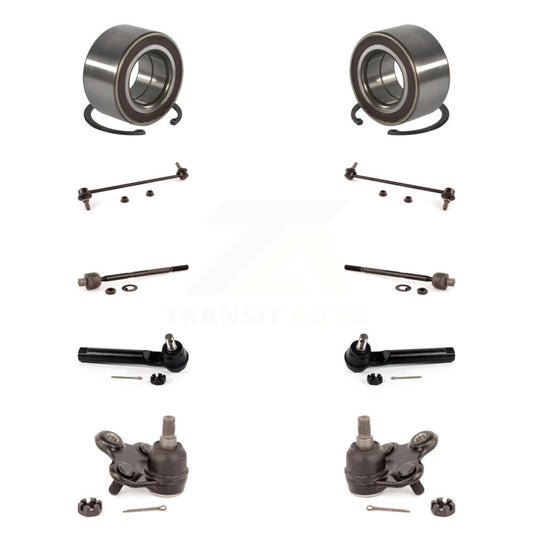 Bearing Lower Ball Joint Outer Inner Tie Rod Link Front Kit (10Pc) For Acura RDX