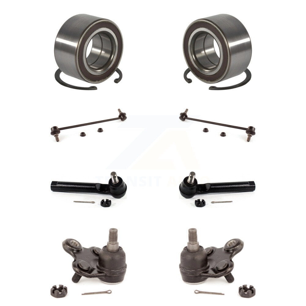 Bearing Lower Ball Joint Outer Tie Rod & Link Front Kit For 2007-2012 Acura RDX