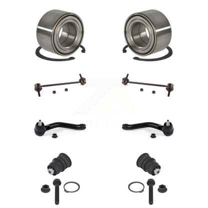 Bearing Lower Ball Joint Outer Tie Rod End Link Front Kit (8Pc) For Nissan Micra