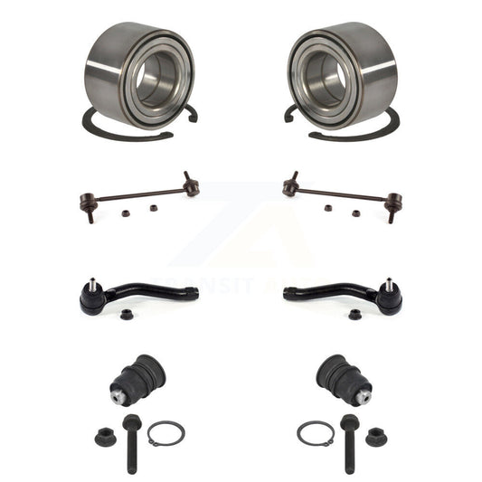 Bearing Lower Ball Joint Outer Tie Rod End Link Front Kit (8Pc) For Nissan Micra